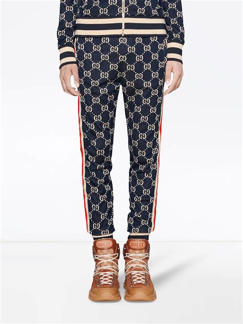 what does gucci pants green and red|Gucci satin jacquard pants.